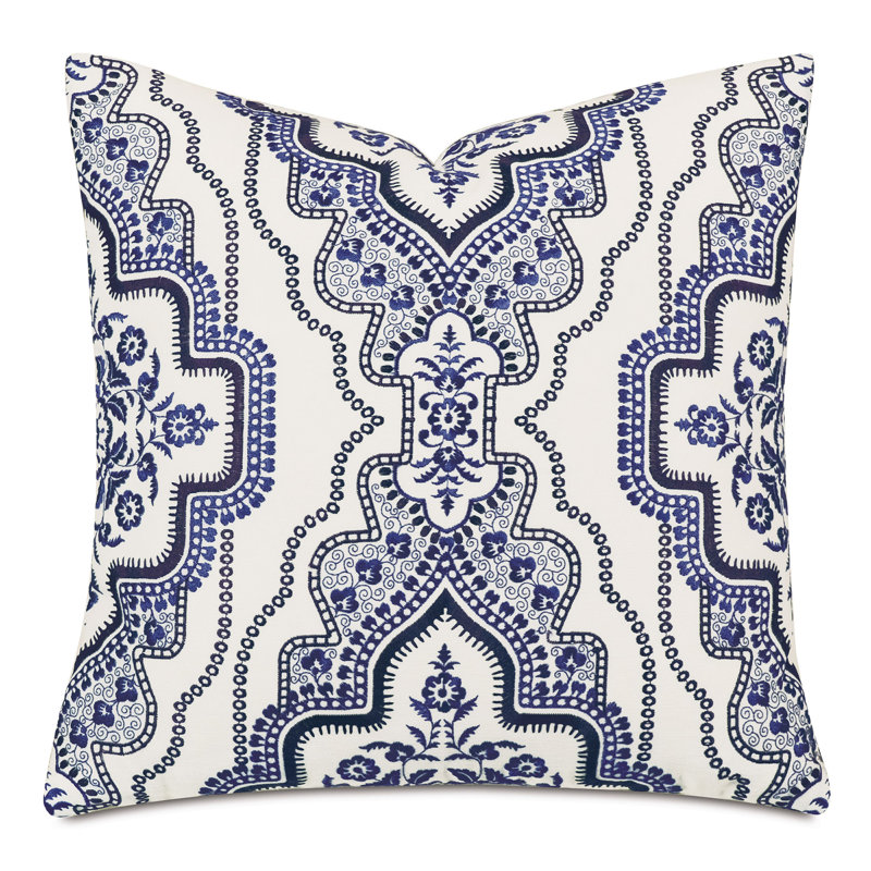 Jeweled Boudoir Square Pillow Cover & Insert
