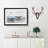 Whale Tail from the Ocean in Abstract - Picture Frame Graphic Art Print-55762525-55762526