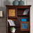 Painted solid wood bookcase