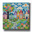  'Quilt Style Scene 1' by Rey Klimt Canvas Wall Art, 37" x 37"
