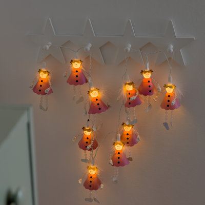 Party-Lichterkette Engel mit 10 Leuchten