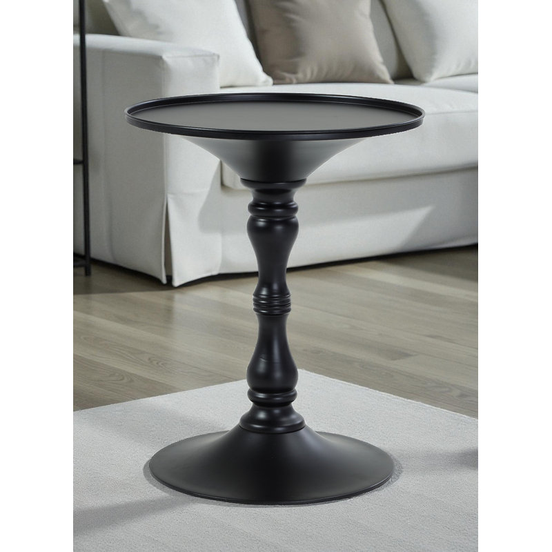 Table d'appoint Pochea Home Beedeville Bishop, Noir