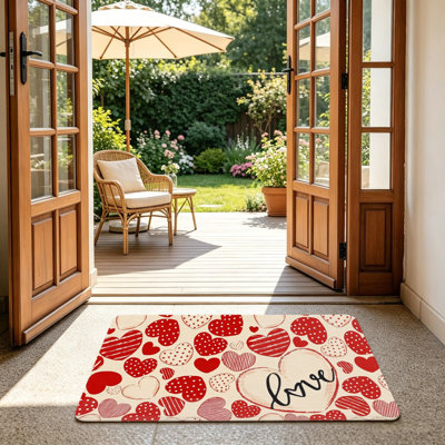 Paillasson 24 po x 36 po Red Heart