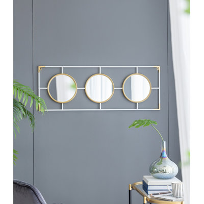 Miroir rond en fer