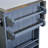 28‘’ Outdoor Solid Wood Extendable Kitchen Island-1243095971