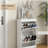 Shoe Cabinet for Entryway, Narrow Shoe Rack Storage Organizer with 2 Flip Drawers and Adjustable Shelves-1313080353