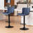 Denan Swivel Adjustable Height Bar Stool-695212899