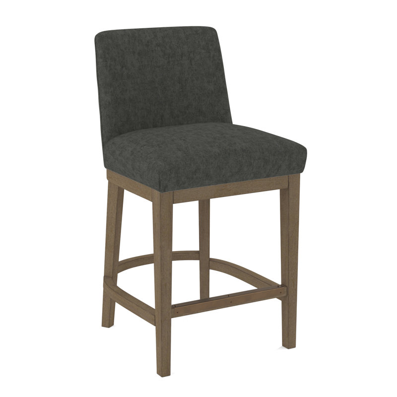 Upholstered Stool, 61412-32, Weathered Gray