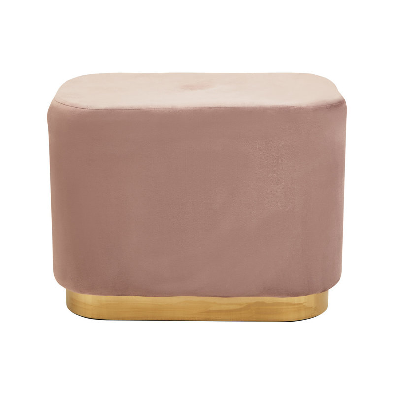 Manufactured Wood Accent Stool, Pink