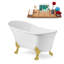 1501.1mm x 701mm Freestanding Soaking Acrylic Bathtub-1820814658-1820814686