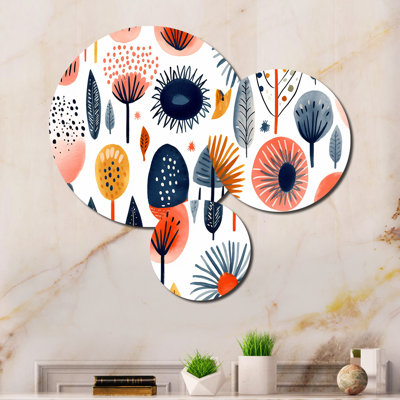 Abstract Wall Decor on Metal