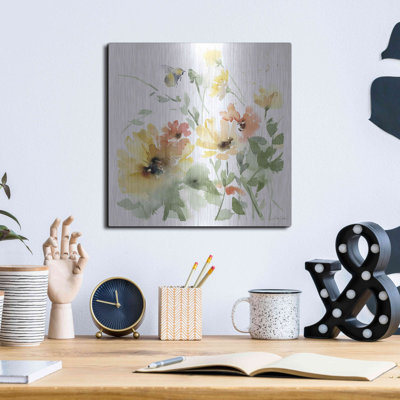 «Sunflower Meadow I» par Katrina Pete - reproduction de dessin non encadrée