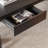 Black Rectangular Solid Wood Writing desk with drawers desk-216110704