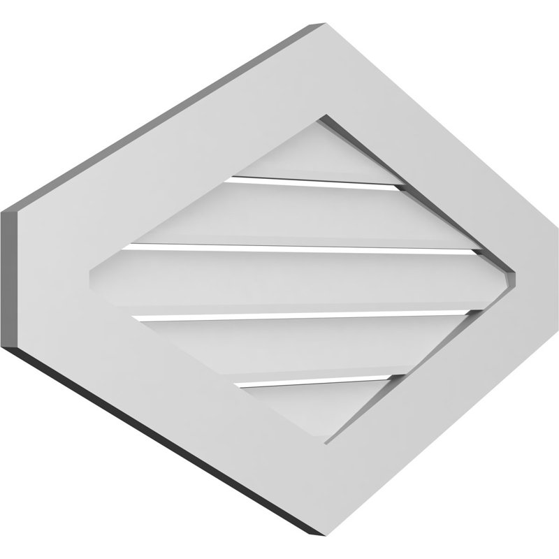 Pente verticale verticale en uréthane 6 pi, 1" H x 34" W x 22" L