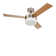 105cm Oconnor 3 - Blade Ceiling Fan with Remote Control and Light Kit Included