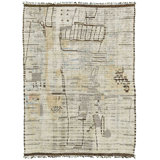 Modern Distressed One-of-a-Kind Rectangle 9'9" X 13'8" Area Rug