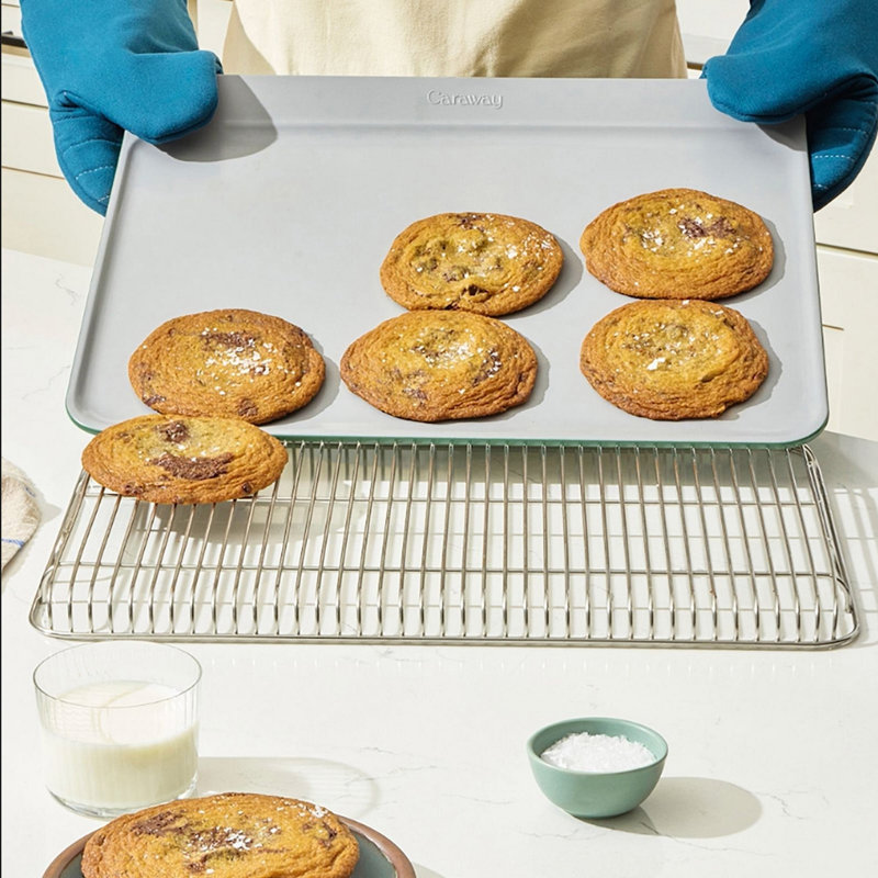 Caraway Large Cookie Sheet, Cream, Sage