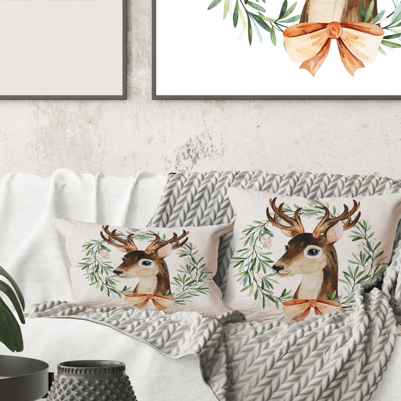 Floral Throw Pillow