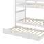 Lit superposé simple au-dessus de simple avec lit gigogne simple Stairway-1221449154