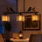 3-Light Dimmable Black Matte Crystal Pendant Light