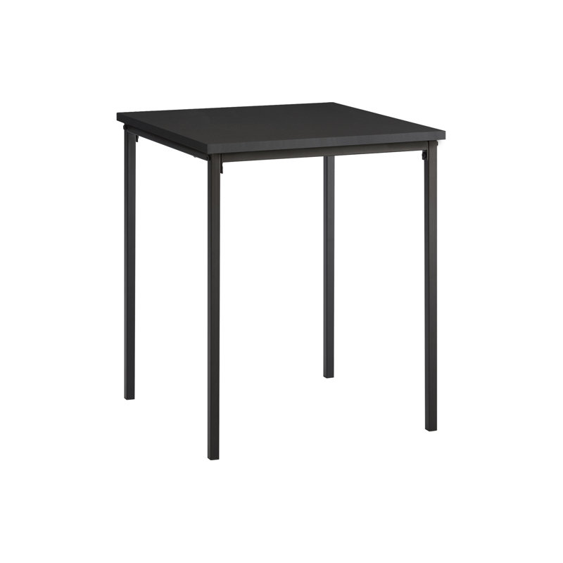 Table d'appoint, table d'appoint, table de bout, petite table de chevet, carré, chambre à coucher, Noir
