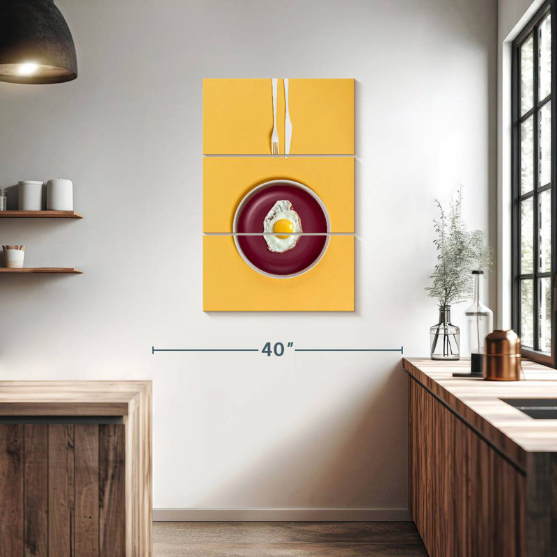 Yarlin Egg For Breakfast, 38" H x 24" W