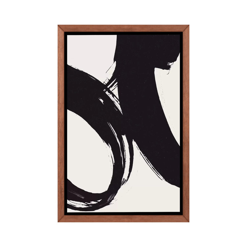 «Dune» par LEEMO - impression encadrée, H 40 po x l 26 po x P 1,5 po, Toile classique avec cadre brun