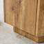 Table basse hexagonale avec tiroirs
