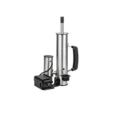 Générateur de fumée froide pour tout gril, tube de fumoir en acier inoxydable 304, double tube pour couper le goudron pour non, goût de gras, anti, poignée de brûlure, barbecue de camping / cour arrière, savourez facilement la saveur riche et propre, (argent)