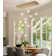 16-lights Rectangular Crystal Chandeliers Led Dimmable