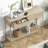 Candelario 39.3'' Narrow Entryway Console Table with 2 Drawers Rustic Style-543759547