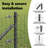 Vidaxl Fence Posts With Spike 52 Pcs Diameter32 Mm 60 Cm Galvanised Steel