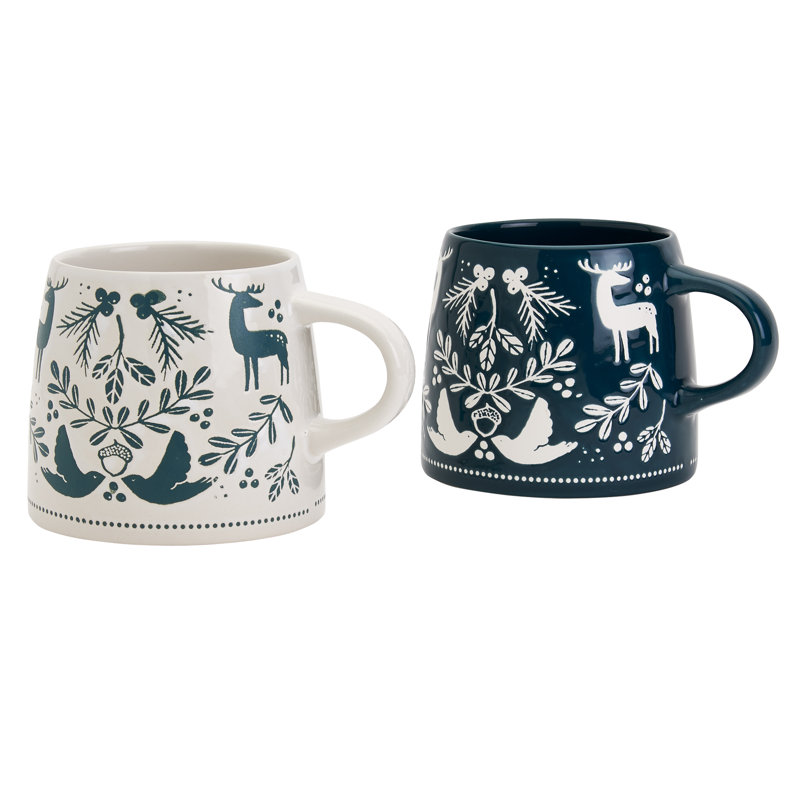 2PC 26Oz WINTER FOREST MUG SET