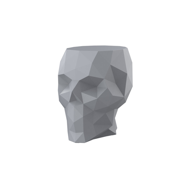 Skull - Stool, Gray