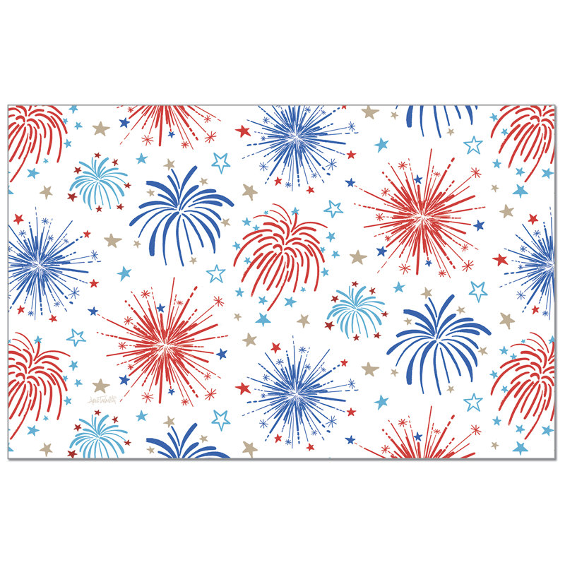 Star Spangled 24-Sheet Premium Paper Placemats