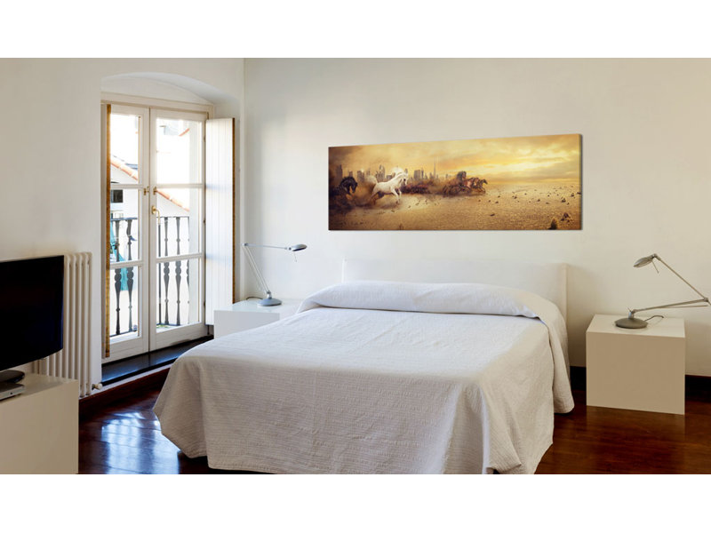 No Frame Panoramic Print on Canvas, 45cm H x 135cm W x 1.4cm D