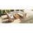 Tony Outdoor 4-Piece PE Rattan Conversation Set with Swivel Chairs-1252073942