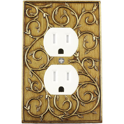 No Subject 1 - Gang Duplex Outlet Standard Wall Plate