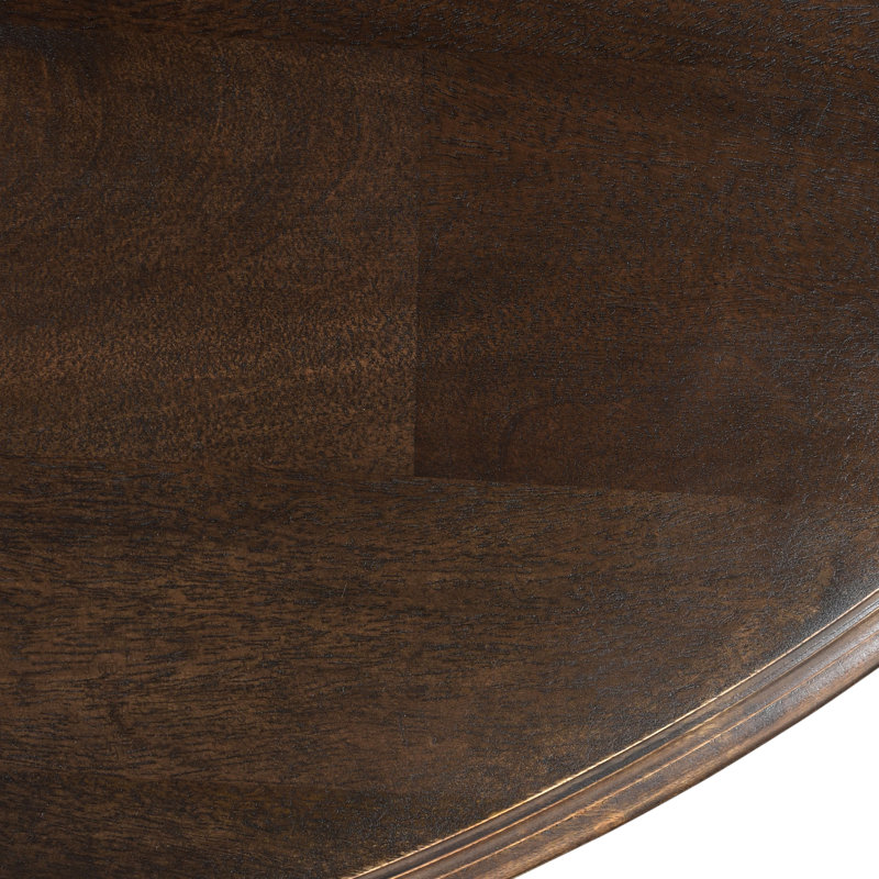 Nimes Round Solid Wood Dining Table, 60" L x 60" W
