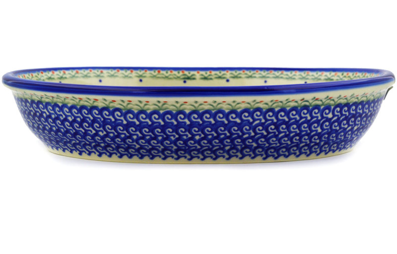 Spring Flowers Stoneware Serving Bowl