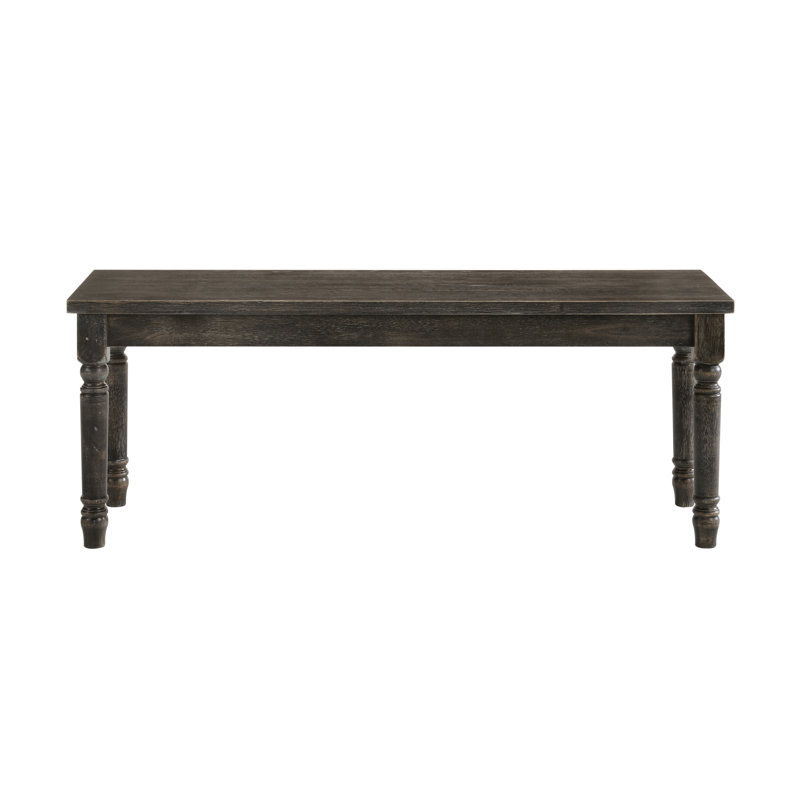 Traditional Wooden Bench With Classic Design And Rustic Charm, Versatile Seating Option For Various Spaces.
