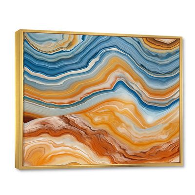 «Setage Layers Of Marble Rock III», reproduction d'art sur toile