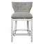 Tabouret de bar pivotant de luxe avec dossier-381615469