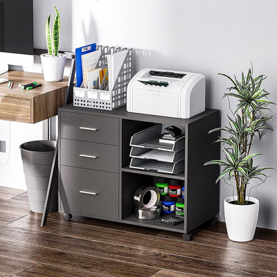 Correia 3 -Drawer Storage Cabinet