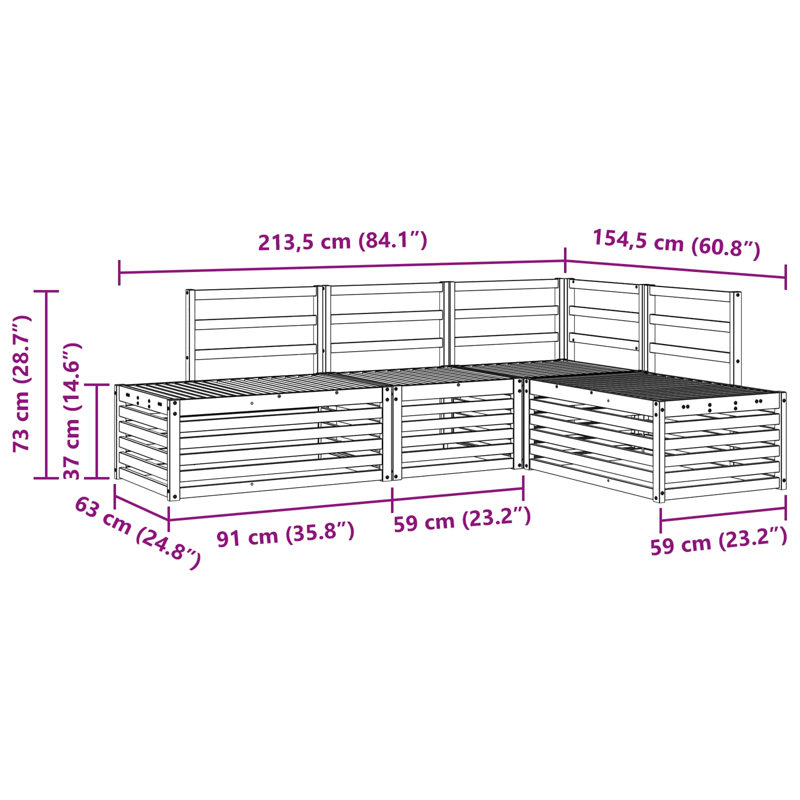 Patio Sofa, 4