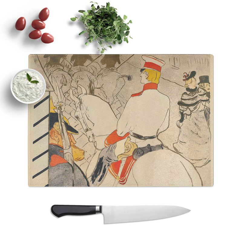 Babylone D'allemagne by Henri De Toulouse-Lautrec Chopping Board, 0.4cm H x 20cm W x 29cm L