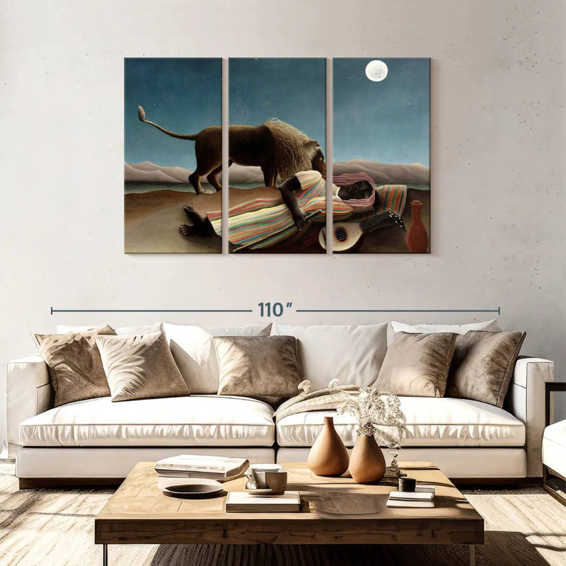 Brampt The Sleeping Gypsy, 48" H x 74" W