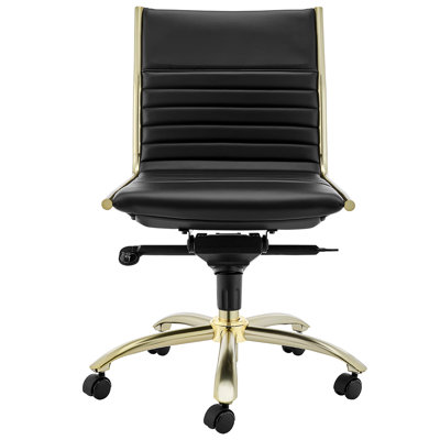 Naida Faux Leather Swivel Task Chair