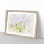 Two Butterflies Upon Yellow Flowers Watercolour - Picture Frame Graphic Art-56882017-56882018