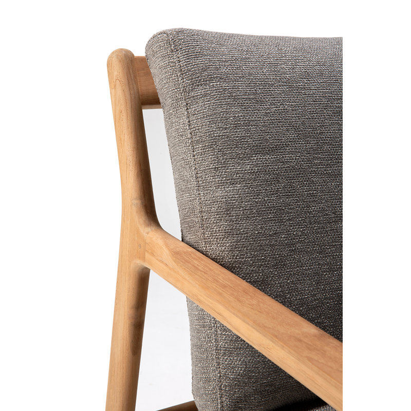 Jack Outdoor Teak Lounge Chair, Brown/Mocha